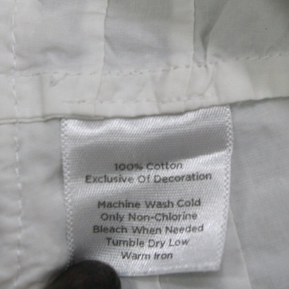 TALBOTS Petite Top Sleeveless Embellished Criss Cross Pleated Lace White 16P - Picture 6 of 15